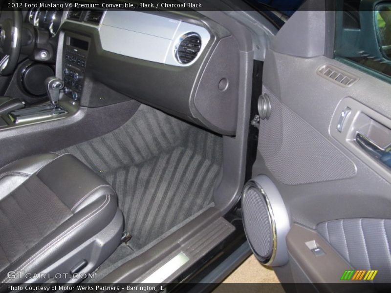 Black / Charcoal Black 2012 Ford Mustang V6 Premium Convertible