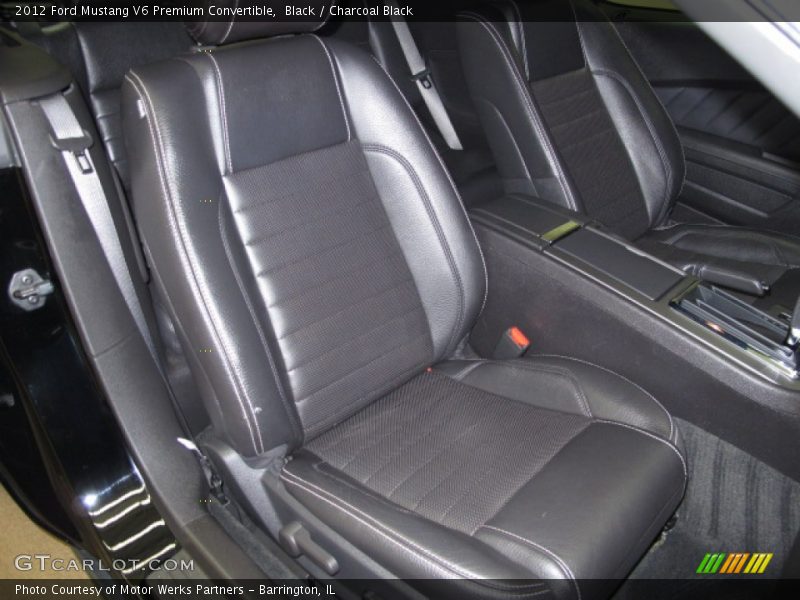 Black / Charcoal Black 2012 Ford Mustang V6 Premium Convertible