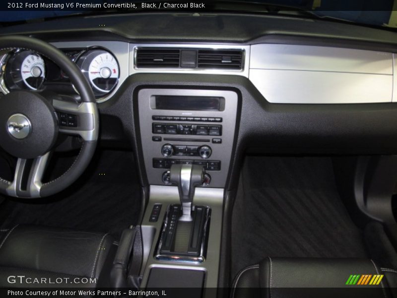 Black / Charcoal Black 2012 Ford Mustang V6 Premium Convertible