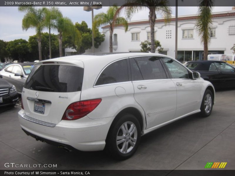 Arctic White / Black 2009 Mercedes-Benz R 350 4Matic