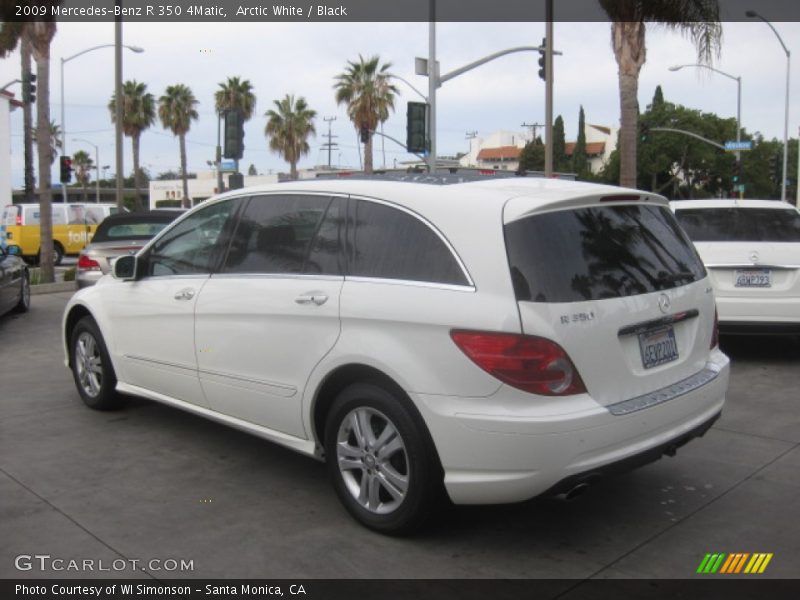 Arctic White / Black 2009 Mercedes-Benz R 350 4Matic