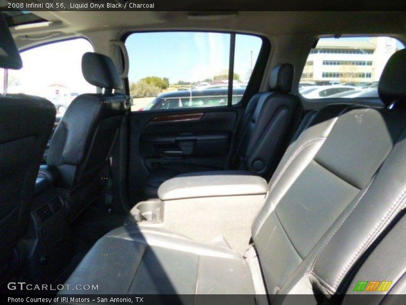 Liquid Onyx Black / Charcoal 2008 Infiniti QX 56