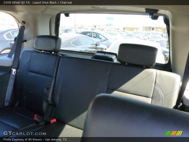 Liquid Onyx Black / Charcoal 2008 Infiniti QX 56