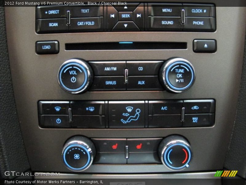 Black / Charcoal Black 2012 Ford Mustang V6 Premium Convertible