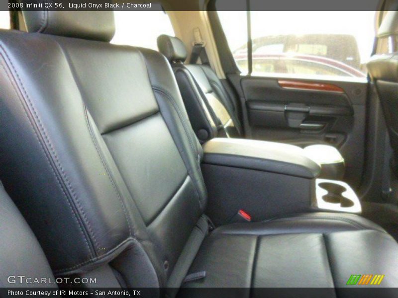 Liquid Onyx Black / Charcoal 2008 Infiniti QX 56