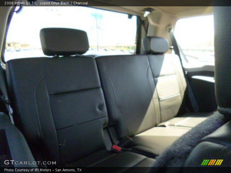 Liquid Onyx Black / Charcoal 2008 Infiniti QX 56