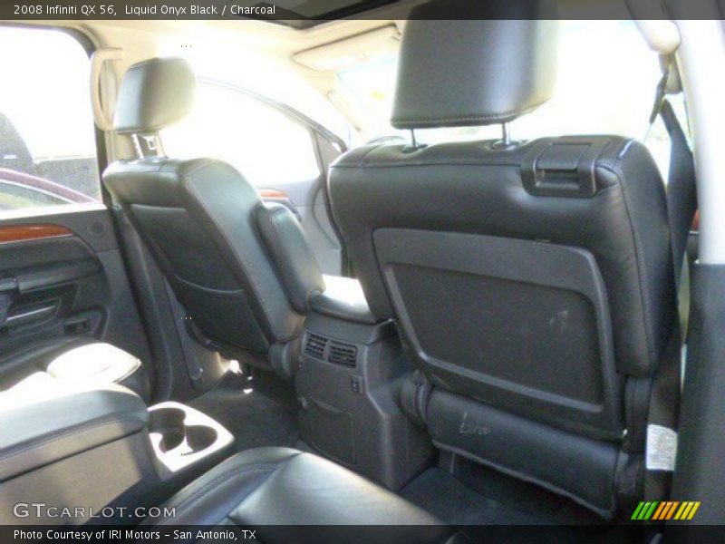 Liquid Onyx Black / Charcoal 2008 Infiniti QX 56