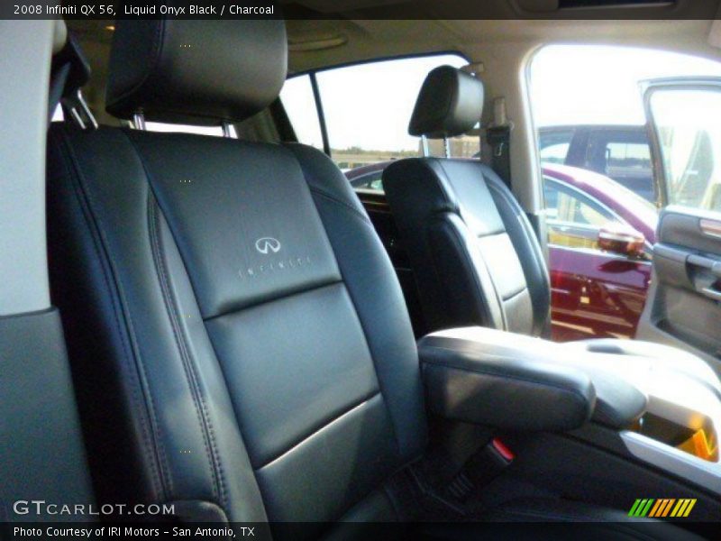 Liquid Onyx Black / Charcoal 2008 Infiniti QX 56