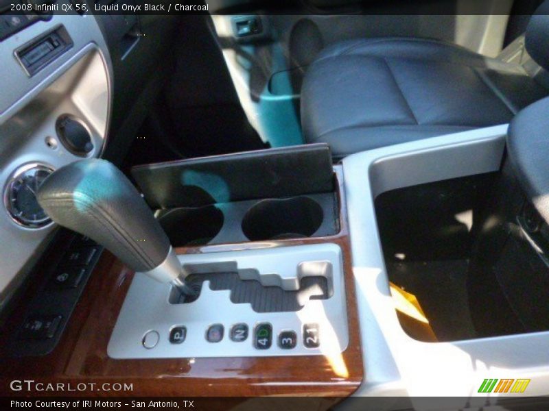 Liquid Onyx Black / Charcoal 2008 Infiniti QX 56