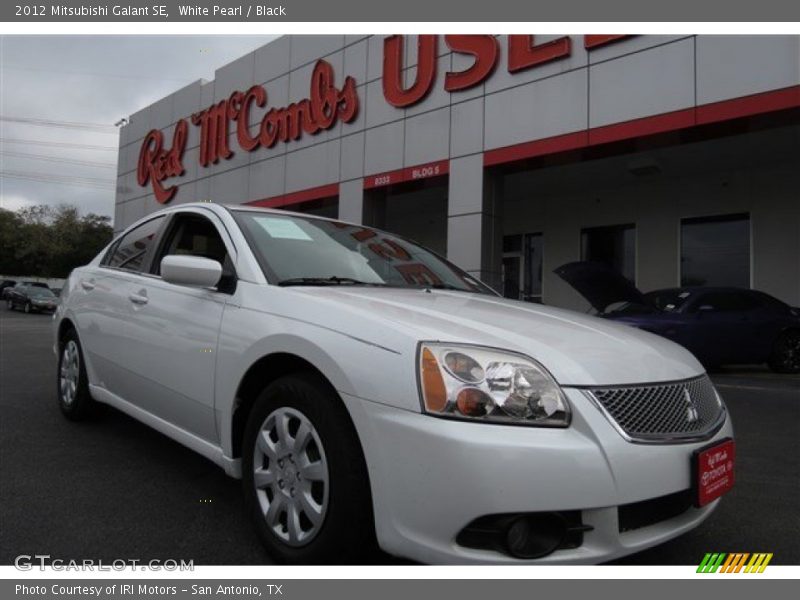 White Pearl / Black 2012 Mitsubishi Galant SE