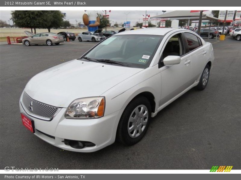 White Pearl / Black 2012 Mitsubishi Galant SE