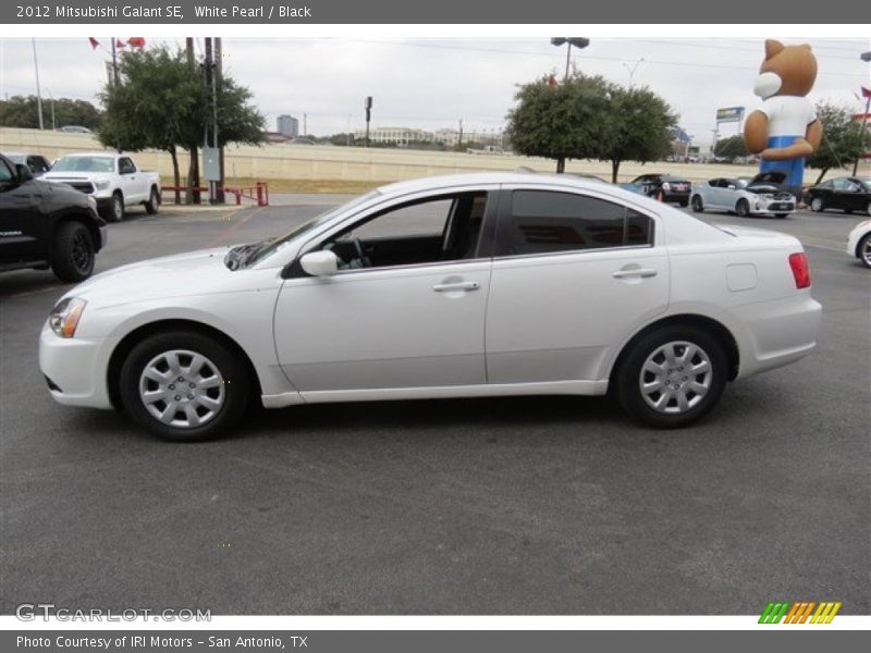 White Pearl / Black 2012 Mitsubishi Galant SE