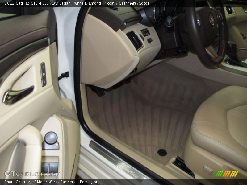 White Diamond Tricoat / Cashmere/Cocoa 2012 Cadillac CTS 4 3.6 AWD Sedan