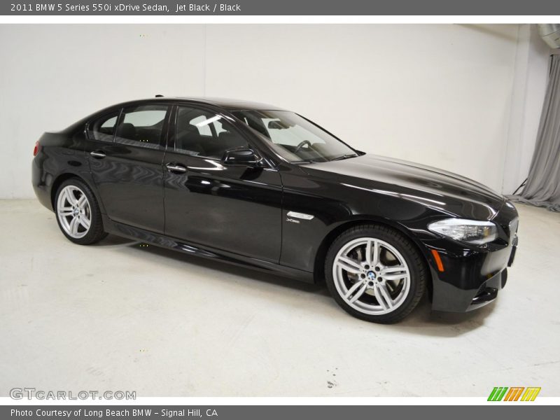 Jet Black / Black 2011 BMW 5 Series 550i xDrive Sedan