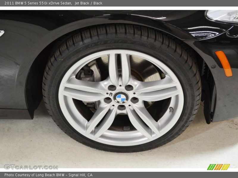 Jet Black / Black 2011 BMW 5 Series 550i xDrive Sedan