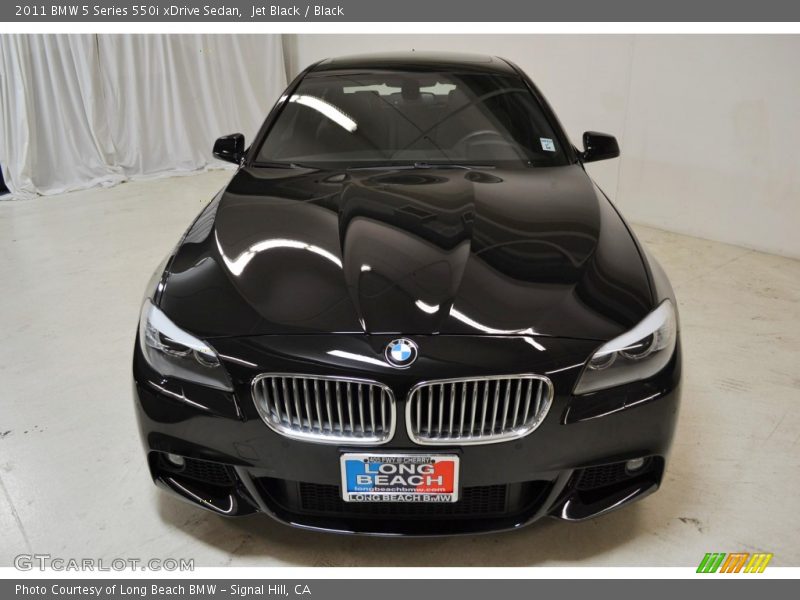 Jet Black / Black 2011 BMW 5 Series 550i xDrive Sedan