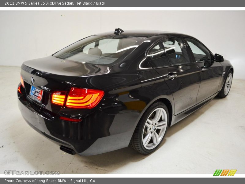 Jet Black / Black 2011 BMW 5 Series 550i xDrive Sedan