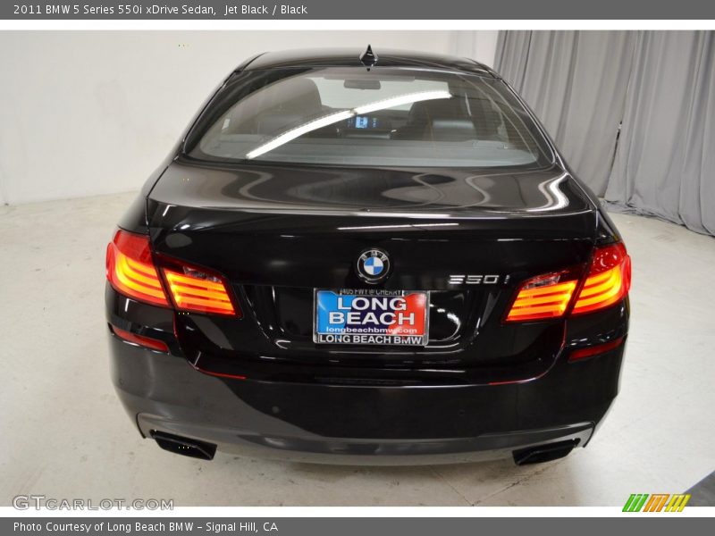 Jet Black / Black 2011 BMW 5 Series 550i xDrive Sedan
