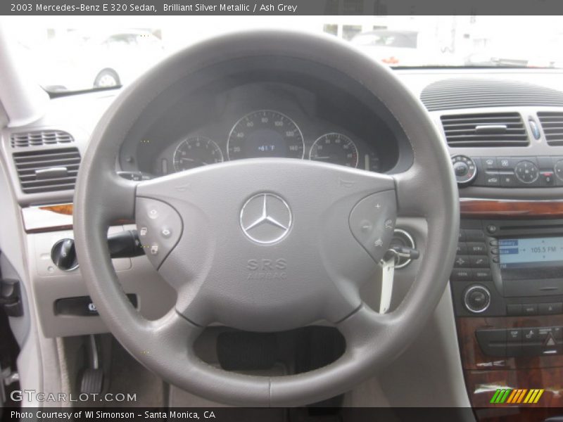 Brilliant Silver Metallic / Ash Grey 2003 Mercedes-Benz E 320 Sedan
