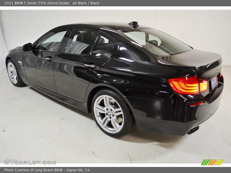 Jet Black / Black 2011 BMW 5 Series 550i xDrive Sedan