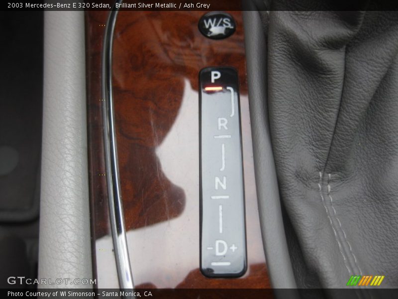 Brilliant Silver Metallic / Ash Grey 2003 Mercedes-Benz E 320 Sedan