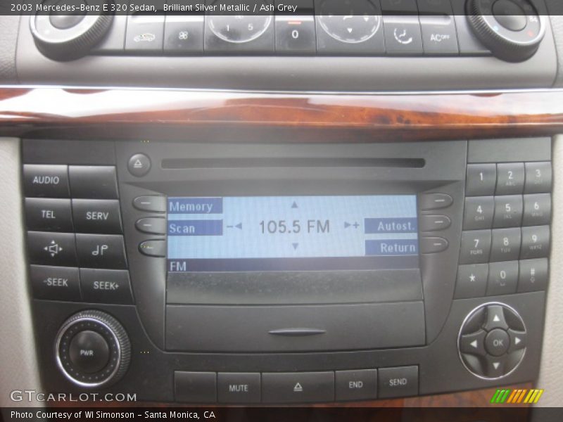Brilliant Silver Metallic / Ash Grey 2003 Mercedes-Benz E 320 Sedan
