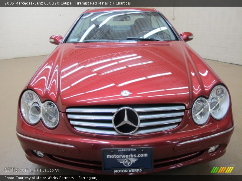 Firemist Red Metallic / Charcoal 2005 Mercedes-Benz CLK 320 Coupe