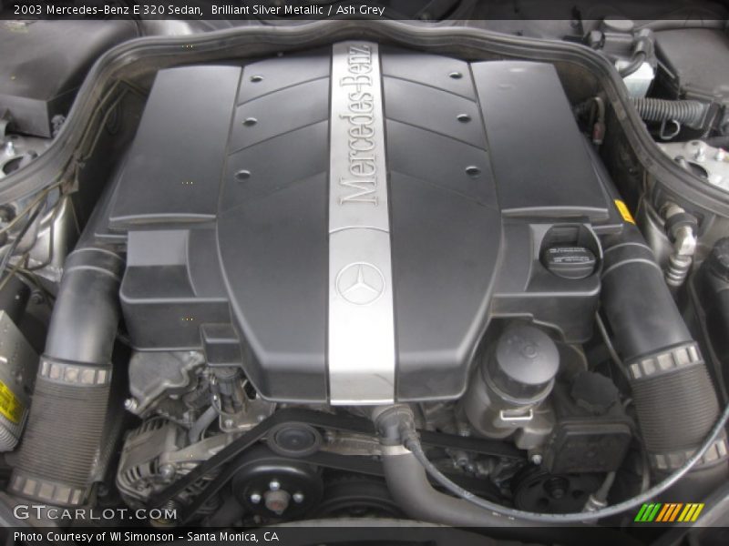 Brilliant Silver Metallic / Ash Grey 2003 Mercedes-Benz E 320 Sedan