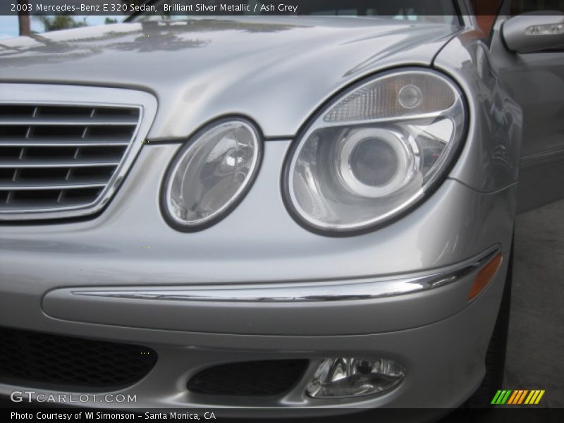 Brilliant Silver Metallic / Ash Grey 2003 Mercedes-Benz E 320 Sedan