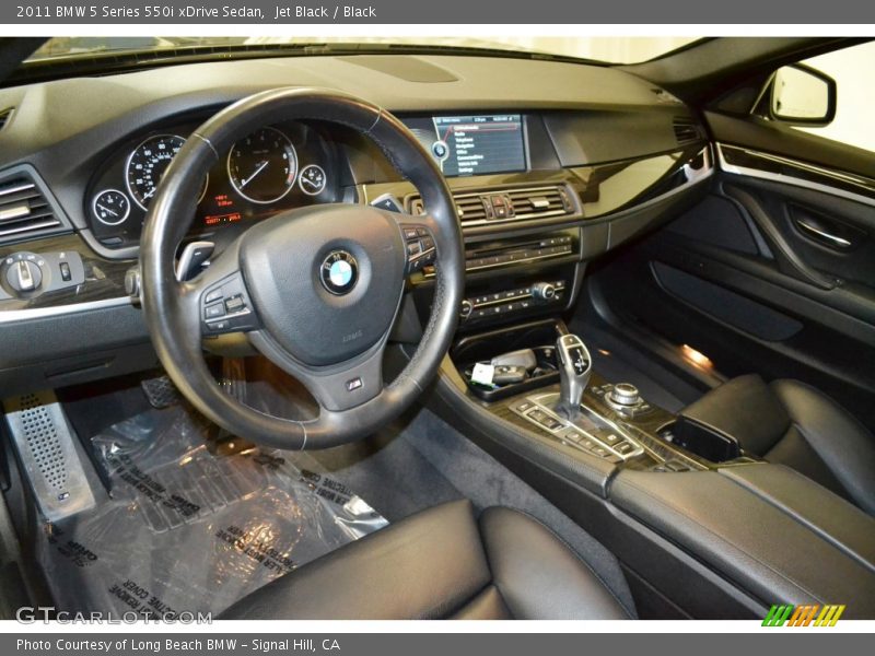 Jet Black / Black 2011 BMW 5 Series 550i xDrive Sedan