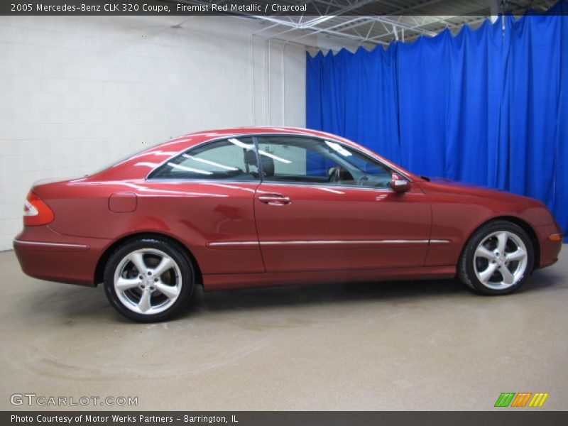 Firemist Red Metallic / Charcoal 2005 Mercedes-Benz CLK 320 Coupe