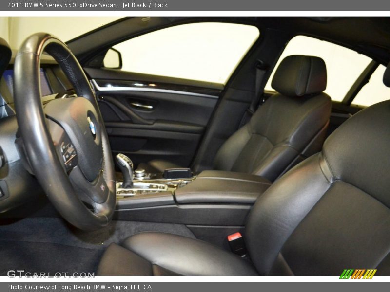 Jet Black / Black 2011 BMW 5 Series 550i xDrive Sedan