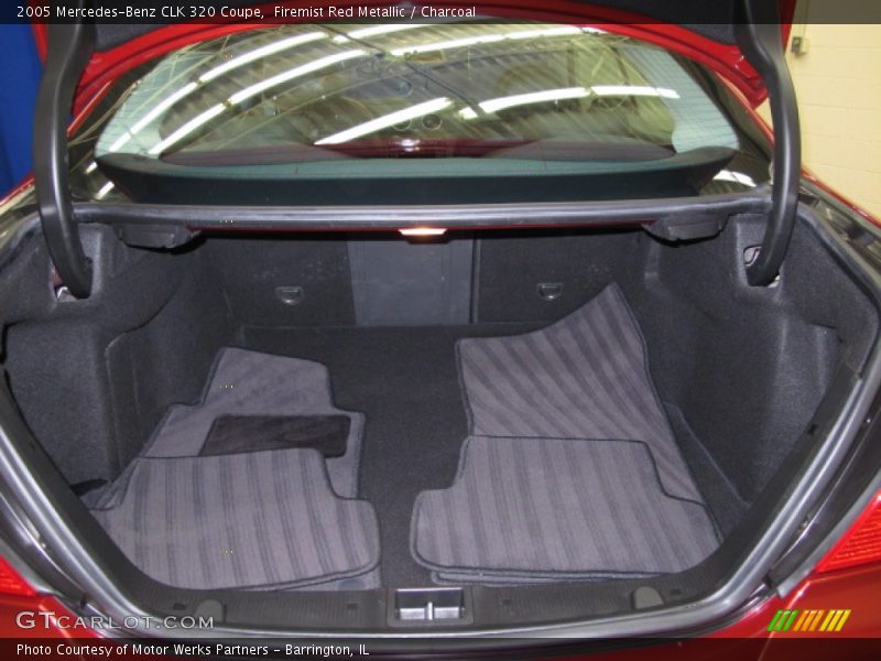 Firemist Red Metallic / Charcoal 2005 Mercedes-Benz CLK 320 Coupe