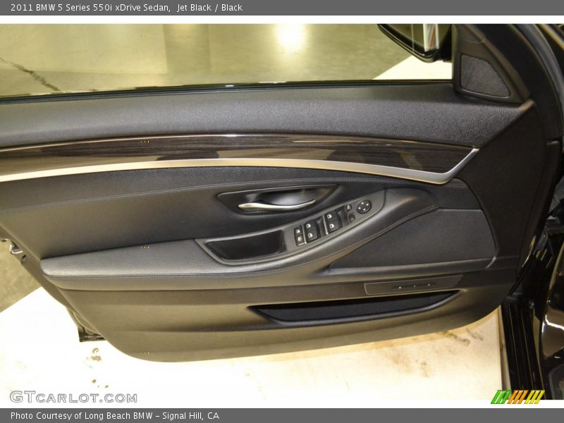 Jet Black / Black 2011 BMW 5 Series 550i xDrive Sedan