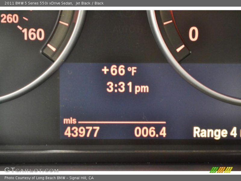 Jet Black / Black 2011 BMW 5 Series 550i xDrive Sedan
