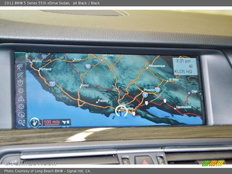 Jet Black / Black 2011 BMW 5 Series 550i xDrive Sedan