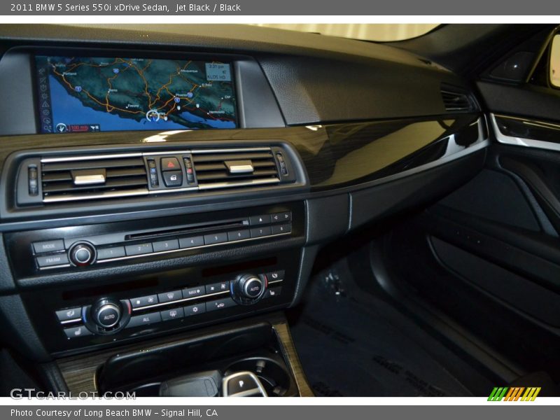 Jet Black / Black 2011 BMW 5 Series 550i xDrive Sedan