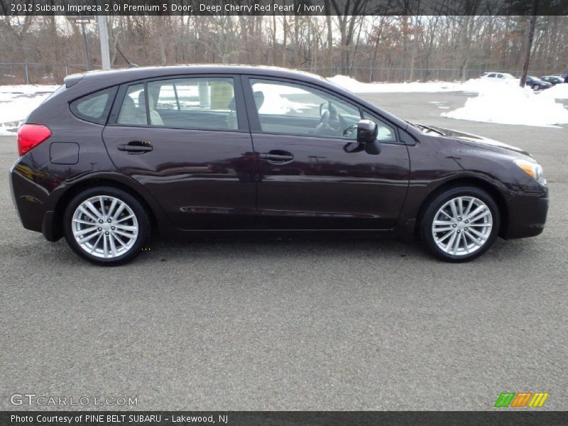 Deep Cherry Red Pearl / Ivory 2012 Subaru Impreza 2.0i Premium 5 Door