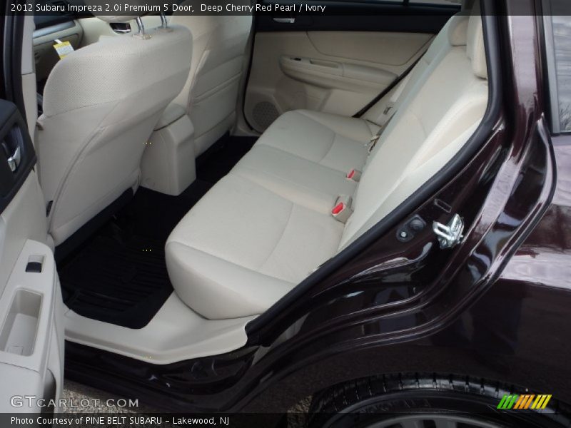 Rear Seat of 2012 Impreza 2.0i Premium 5 Door