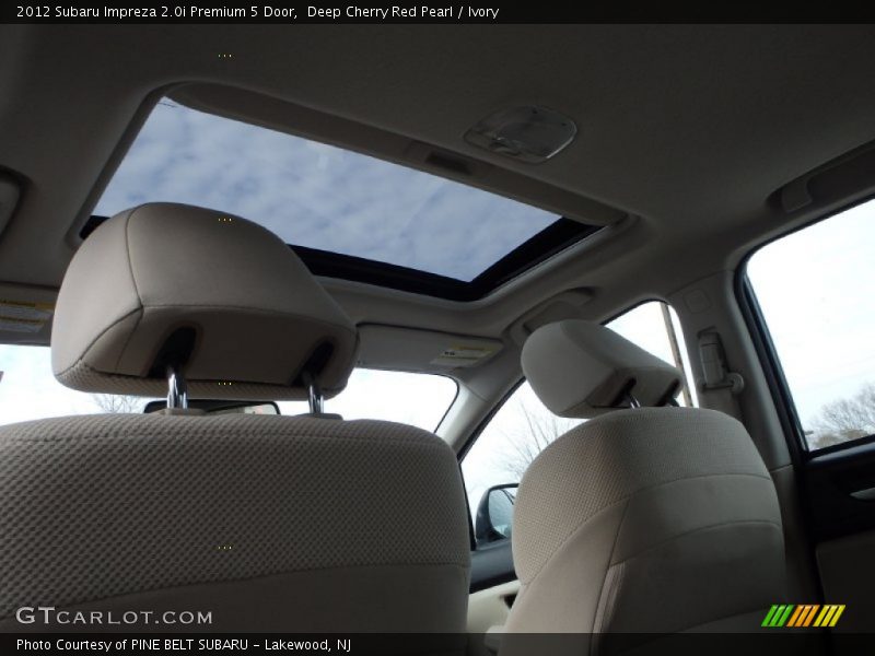 Deep Cherry Red Pearl / Ivory 2012 Subaru Impreza 2.0i Premium 5 Door