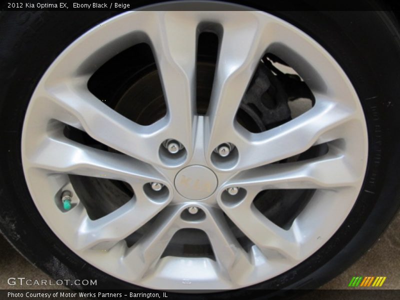 Ebony Black / Beige 2012 Kia Optima EX