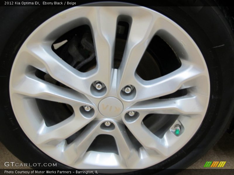 Ebony Black / Beige 2012 Kia Optima EX