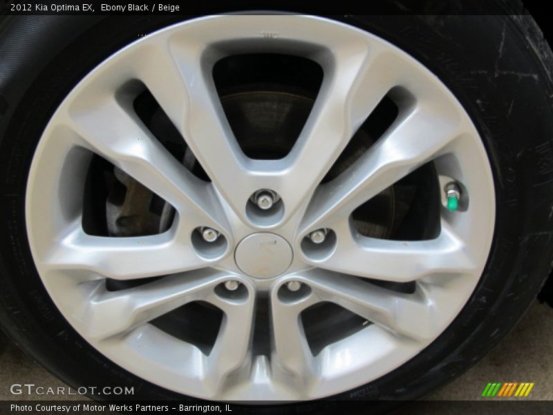 Ebony Black / Beige 2012 Kia Optima EX