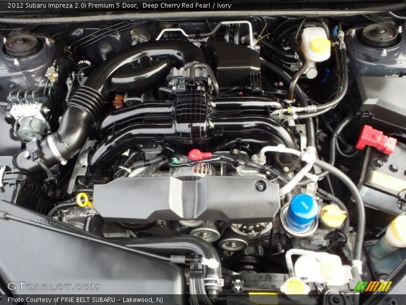  2012 Impreza 2.0i Premium 5 Door Engine - 2.0 Liter DOHC 16-Valve Dual-VVT Flat 4 Cylinder