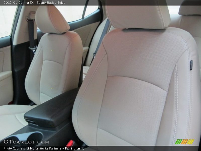 Ebony Black / Beige 2012 Kia Optima EX