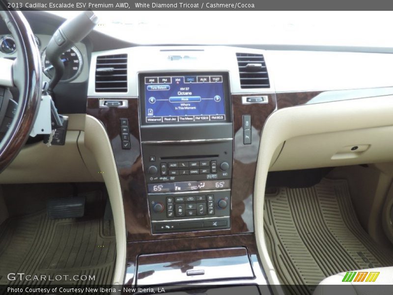 White Diamond Tricoat / Cashmere/Cocoa 2013 Cadillac Escalade ESV Premium AWD
