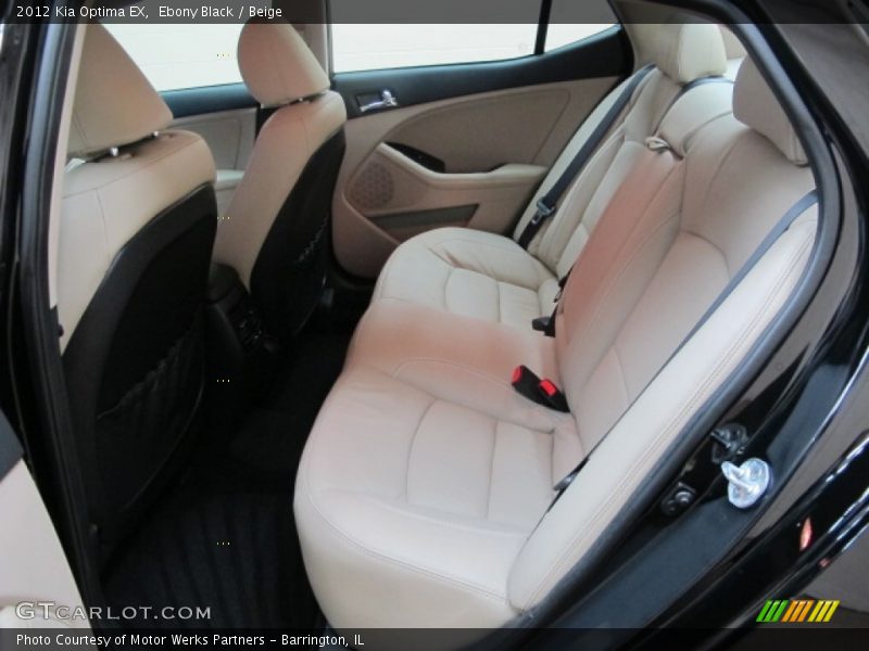 Ebony Black / Beige 2012 Kia Optima EX