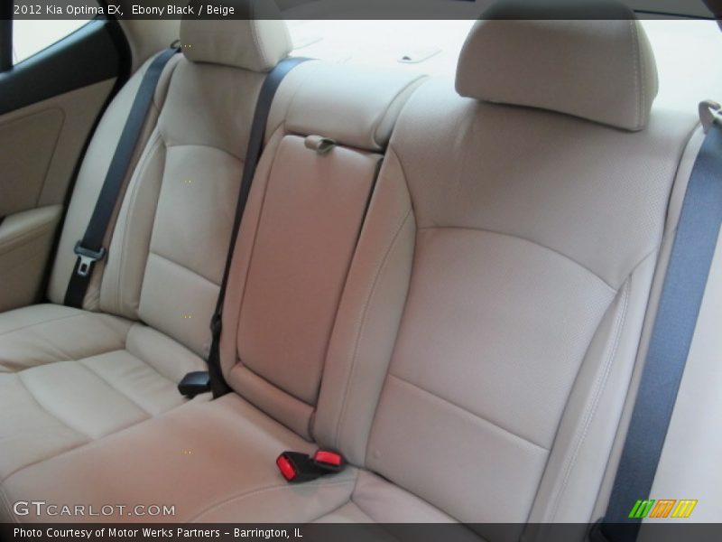 Ebony Black / Beige 2012 Kia Optima EX