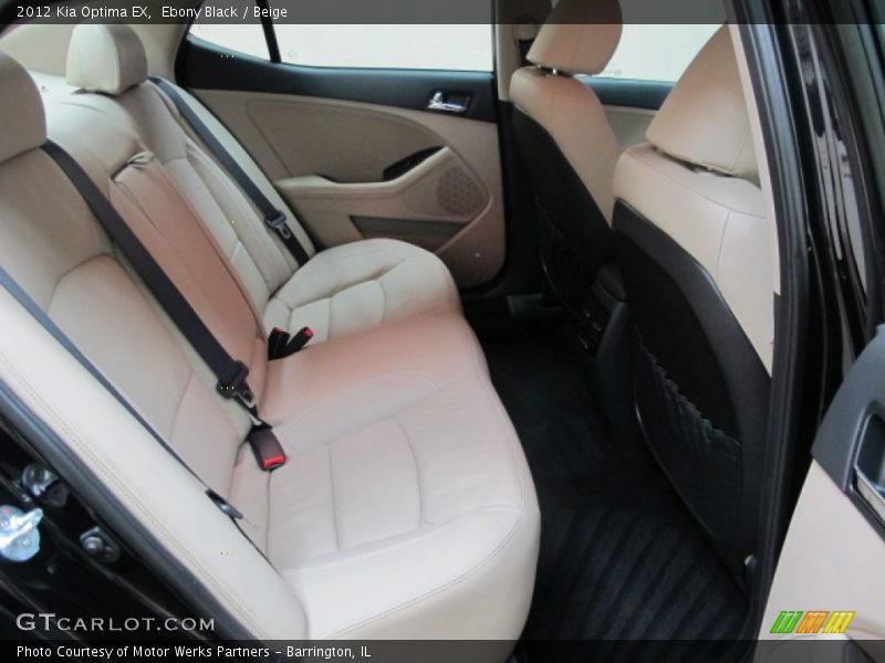Ebony Black / Beige 2012 Kia Optima EX