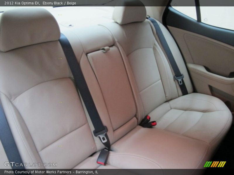 Ebony Black / Beige 2012 Kia Optima EX